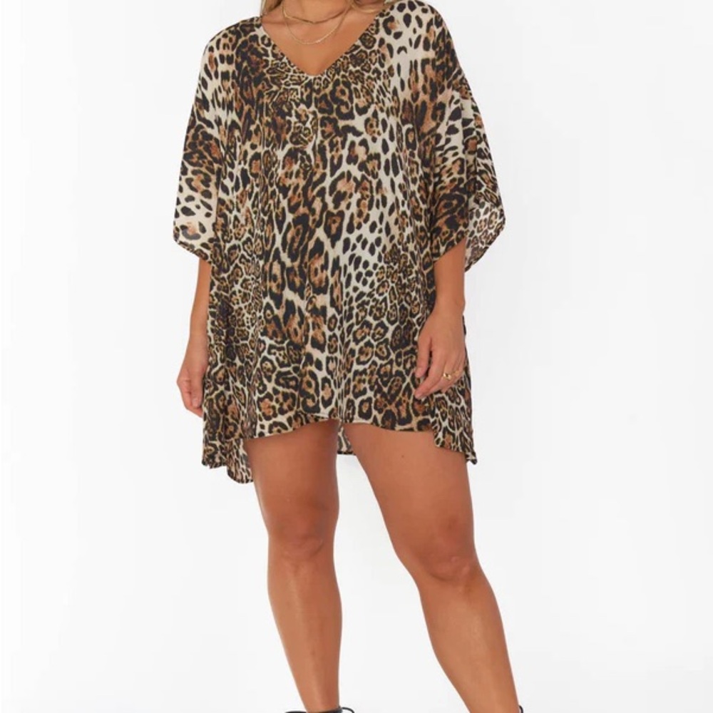 Show Me Your Mumu Peta Tunic Tiramisu Cheetah 🐆 - Picture 2 of 6